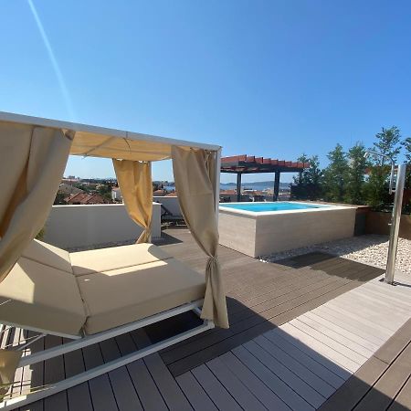 Ferienwohnung Shell Sky Luxury Penthouse With Private Pool Zadar Exterior foto