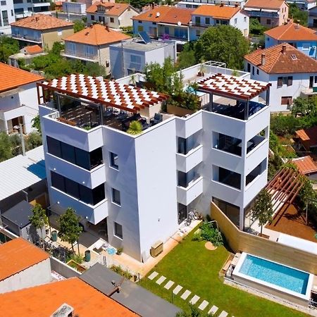 Ferienwohnung Shell Sky Luxury Penthouse With Private Pool Zadar Exterior foto