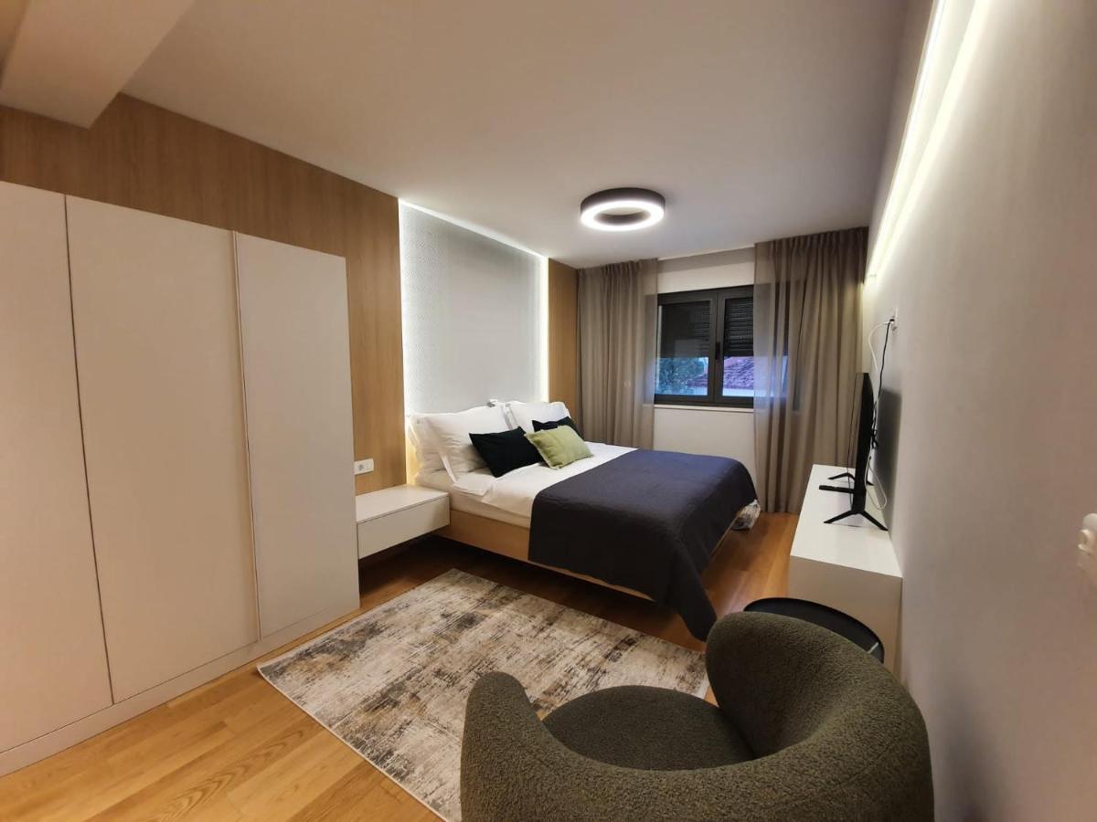 Ferienwohnung Shell Sky Luxury Penthouse With Private Pool Zadar Exterior foto