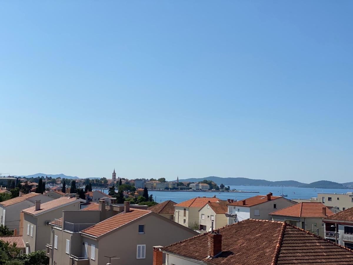Ferienwohnung Shell Sky Luxury Penthouse With Private Pool Zadar Exterior foto