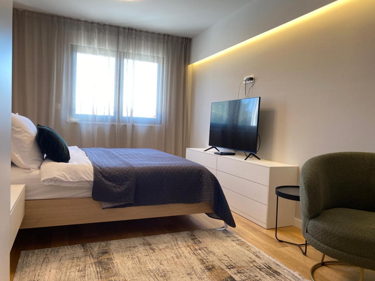 Ferienwohnung Shell Sky Luxury Penthouse With Private Pool Zadar Exterior foto